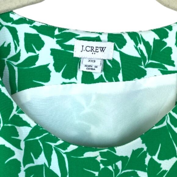 NWOT J. Crew Good Feeling Green Scalloped Tank - Picture 5 of 9